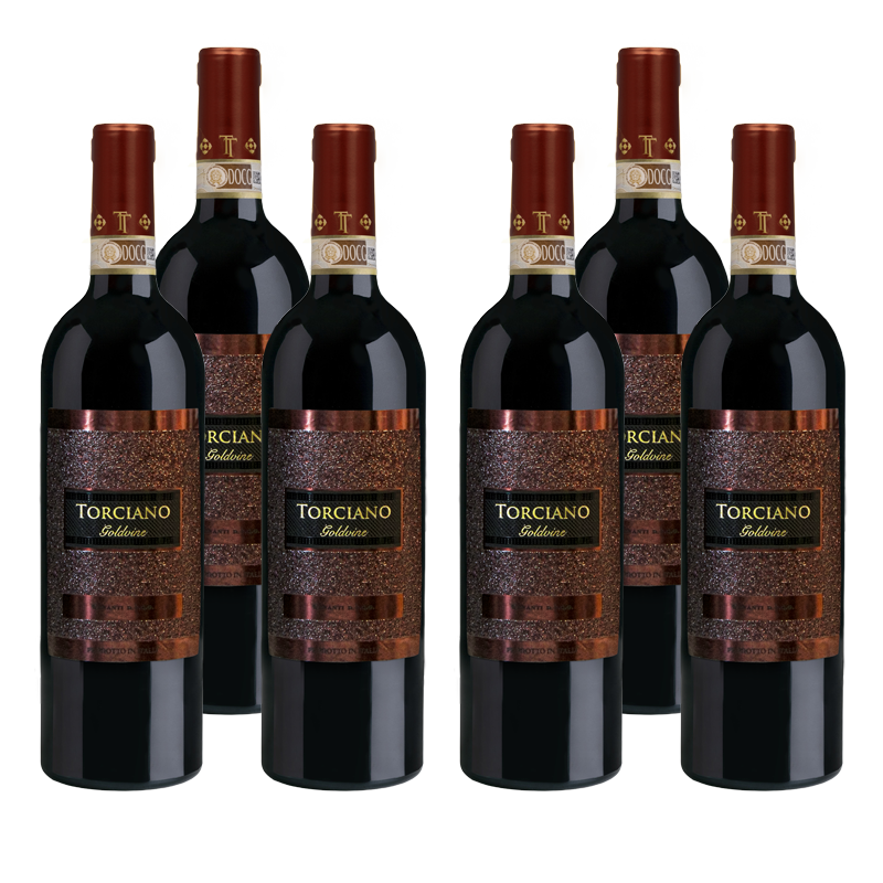 6 bottles box Chianti "Goldvine" 2020, Tuscany